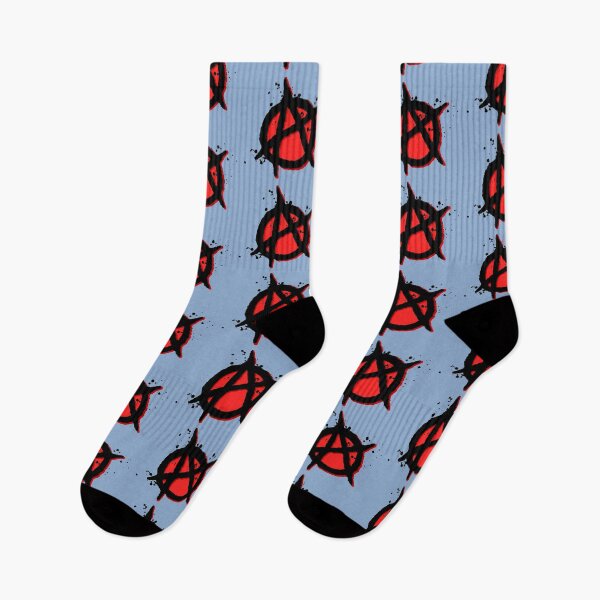Item preview, Anarchy!- blue gray background designed and sold by ZER0XMACHINE.