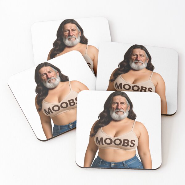 Item preview, “When Grandpa Hits the Gym Wrong but the Internet Right!”  Moobs of Wisdom – Funny Meme Surreal Grandpa Crop Top Art designed and sold by Rebel Fusion.