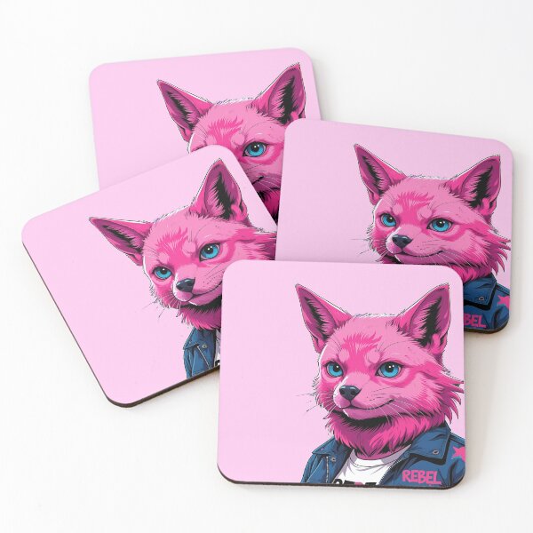 Item preview, Surreal Pink Fox  designed and sold by The Pink Rebel.