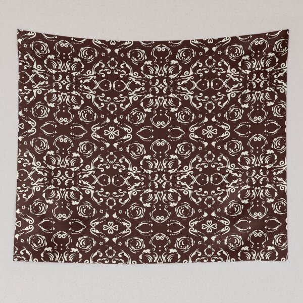Item preview, Batik Floral Swirl Pattern – Vintage Art Design Laptop Skin designed and sold by FestivityFinds.