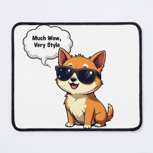 Item preview, Much Wow Doge T-Shirt | Funny Meme Style Tee designed and sold by Nuvra Clothing.