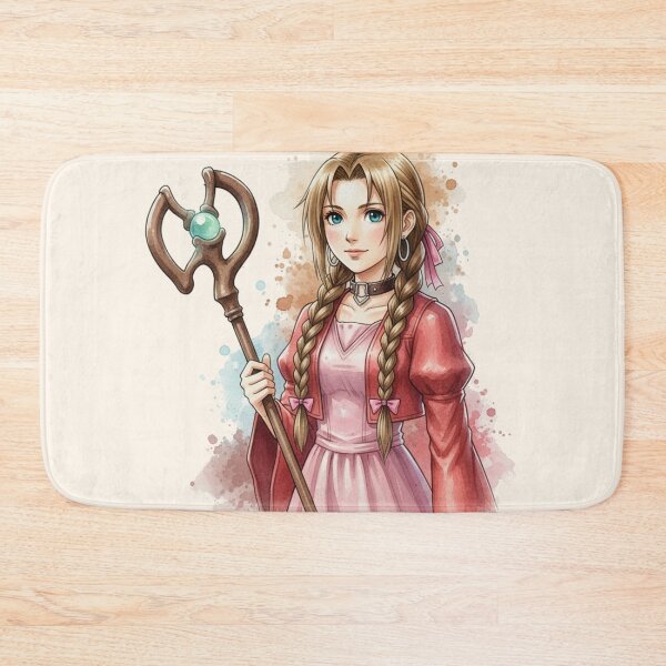Item preview, Aerith Gainsborough Watercolor designed and sold by The Sprite Guy.