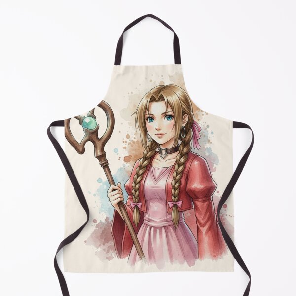 Item preview, Aerith Gainsborough Watercolor designed and sold by The Sprite Guy.