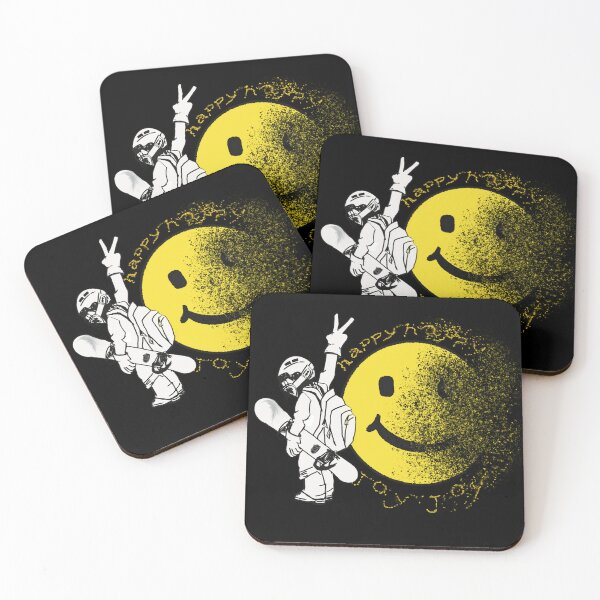 Item preview, Peace out snowboarder happy happy joy joy designed and sold by Retired Esquire .