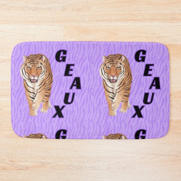 Item preview, Geaux purple and gold tiger designed and sold by alejapetit.
