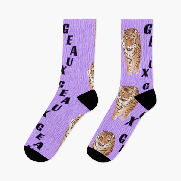 Item preview, Geaux purple and gold tiger designed and sold by alejapetit.