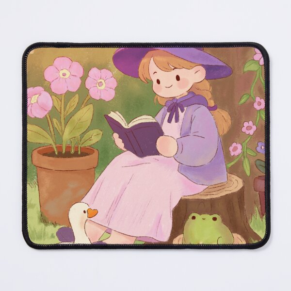 Item preview, Little Witch Telling Story designed and sold by Hanazumiart.