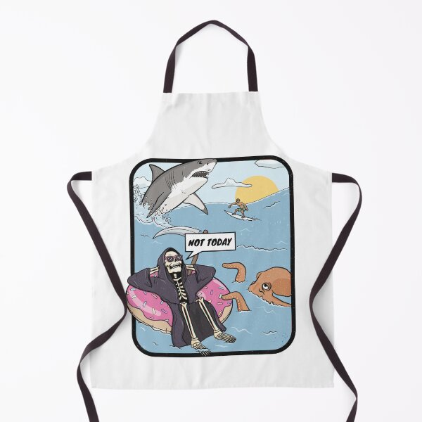 Item preview, Not Today Grim Reaper's Retro Day Off designed and sold by 84collective.