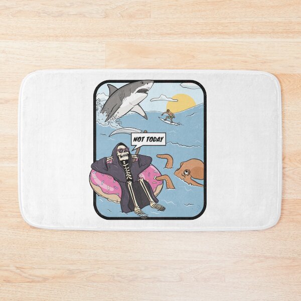 Item preview, Not Today Grim Reaper's Retro Day Off designed and sold by 84collective.
