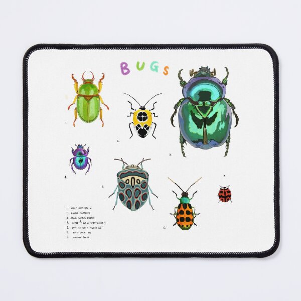 Item preview, Beetle Collection – Colorful Bug & Insect Art Illustration designed and sold by lunajoon.