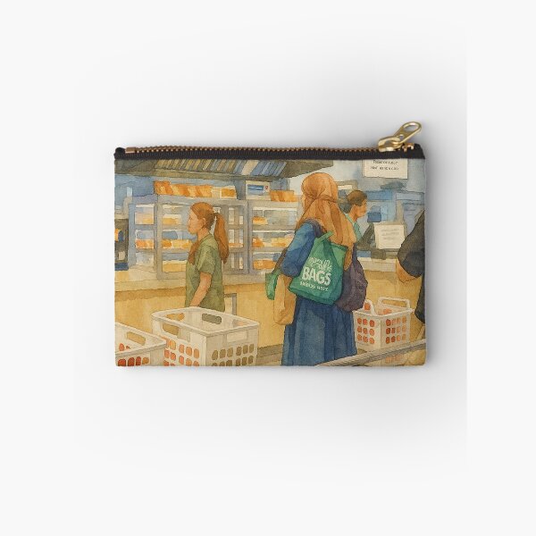 Item preview, Cute Girl Shopping at IKEA Watercolor Art by AVTR designed and sold by Henry Lopez.