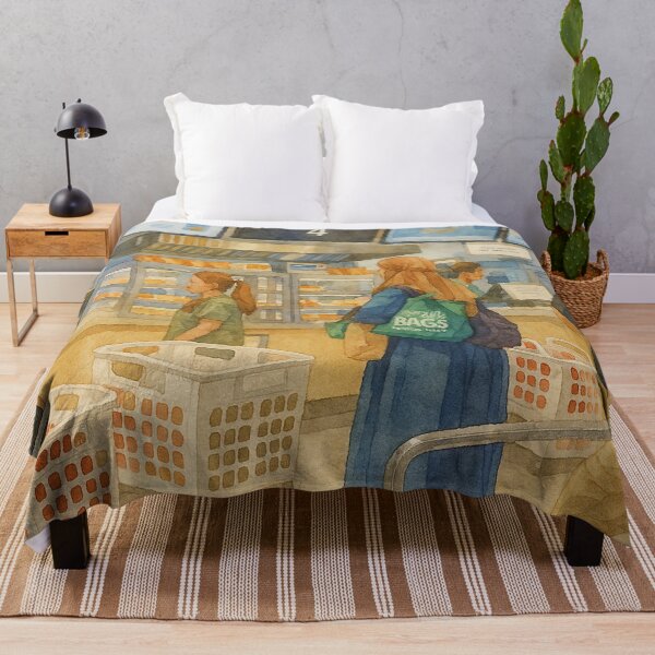Item preview, Cute Girl Shopping at IKEA Watercolor Art by AVTR designed and sold by Henry Lopez.