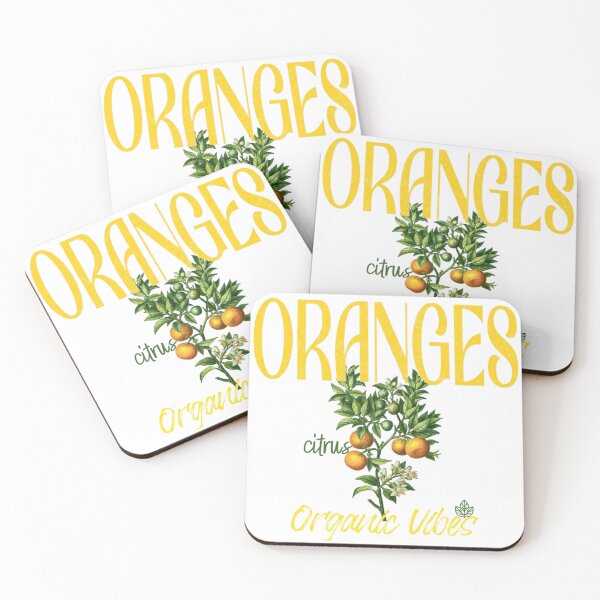 Item preview, Vintage Oranges Organic Vibes Citrus Fruit Text designed and sold by DivineHaven.