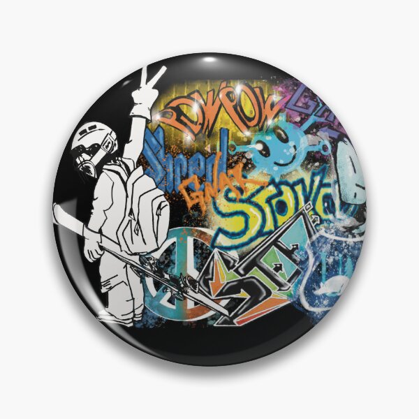 Item preview, Peace out skier and graffiti designed and sold by Retired Esquire .