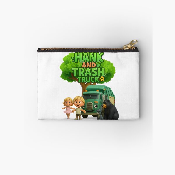 Item preview, Hank and Trash Truck – Cute Kids & Animal Friends Cartoon Design designed and sold by Abidel.