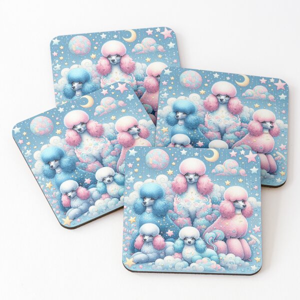 Item preview, Whimsical Poodle Dreamscape designed and sold by Wags & Tails.