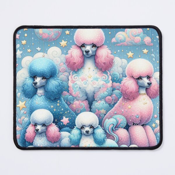 Item preview, Whimsical Poodle Dreamscape designed and sold by Wags & Tails.