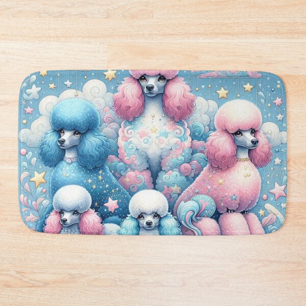 Item preview, Whimsical Poodle Dreamscape designed and sold by Wags & Tails.