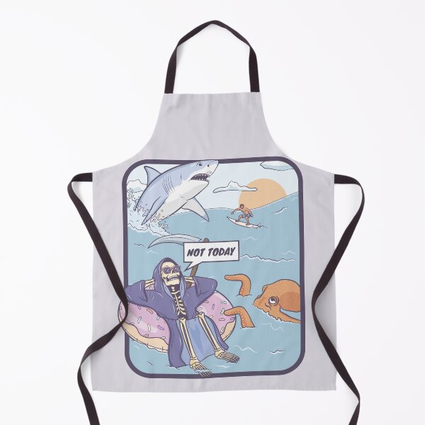 Item preview, Not Today Grim Reaper's Retro Purple Day Off designed and sold by 84collective.