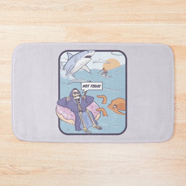 Item preview, Not Today Grim Reaper's Retro Purple Day Off designed and sold by 84collective.