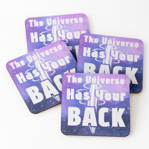 Item preview, Galaxy Motivational Poster: THE UNIVERSE HAS YOUR BACK designed and sold by Asha-Art.
