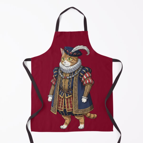 Item preview, Tudor Cat designed and sold by Funny Vintage Stickers And T-Shirts.