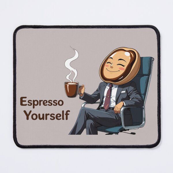 Item preview, Coffee Bean "Espresso Yourself" Design designed and sold by Bendicley.