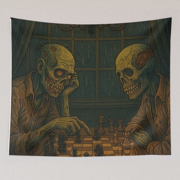 Item preview, Checkmate, funny zombies, Halloween vibes designed and sold by Mauswohn.