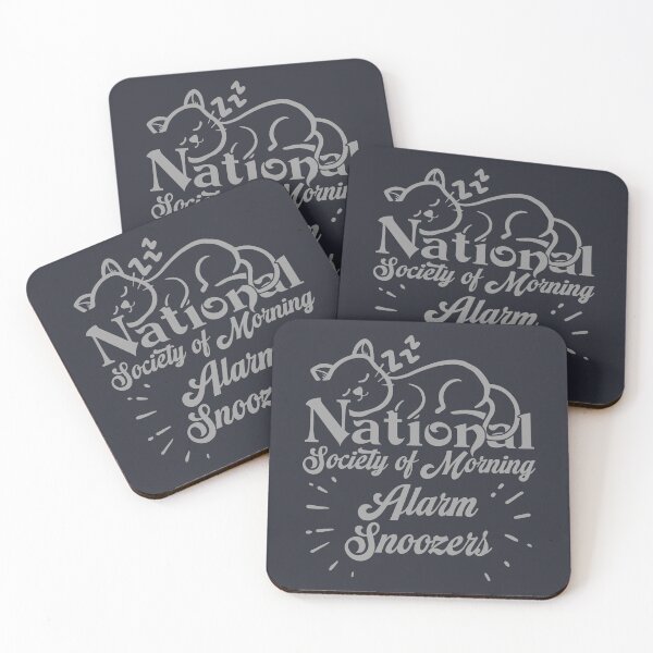 Item preview, National Society of Morning Alarm Snoozers designed and sold by Milena R..