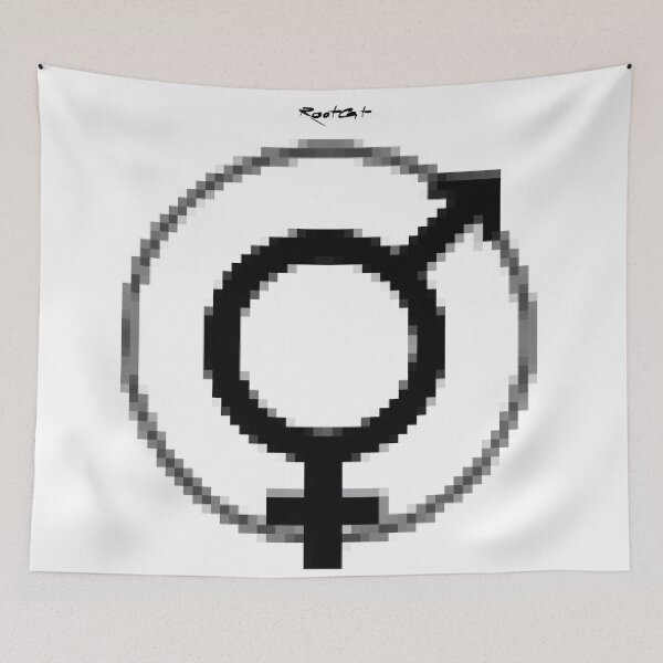 Item preview, Pixiilated Love Symbol ® 2 by RootCat designed and sold by Grimm Land.