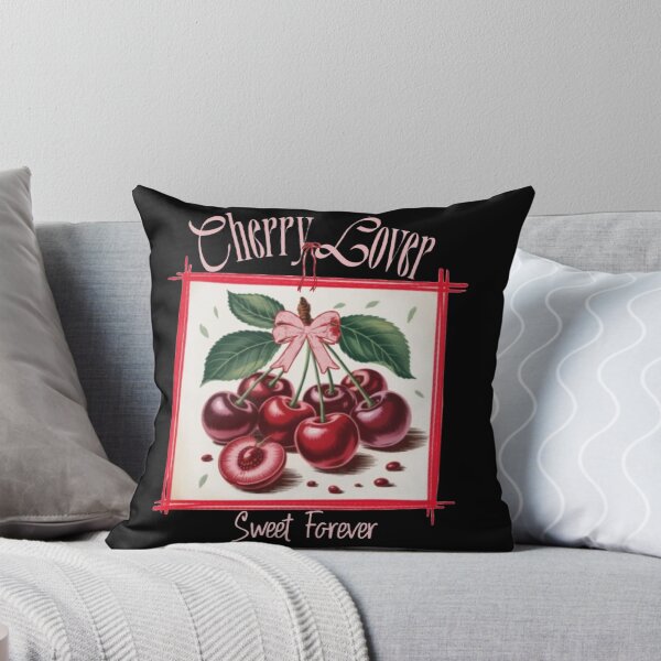 Item preview, Vintage Cherry Lover Sweet Forever Fruit Text designed and sold by DivineHaven.