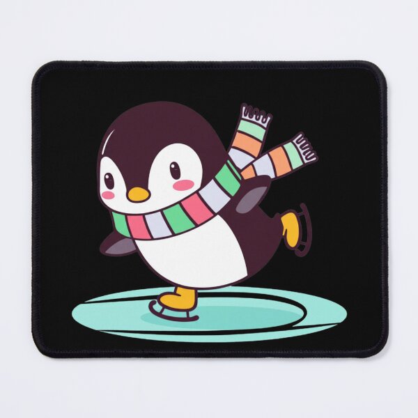 Item preview, Chibi Penguin Ice Skater | Cute Kawaii Christmas Penguin Winter Design designed and sold by ColorSplash123.