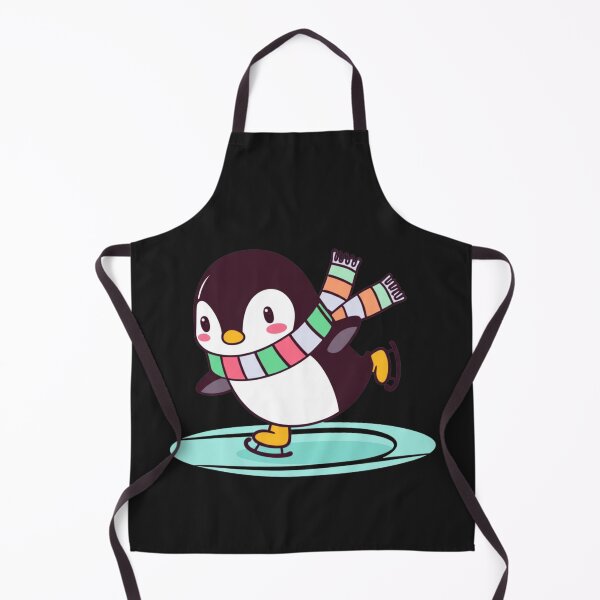 Item preview, Chibi Penguin Ice Skater | Cute Kawaii Christmas Penguin Winter Design designed and sold by ColorSplash123.