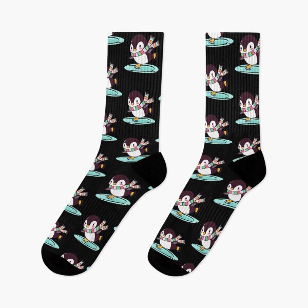 Item preview, Chibi Penguin Ice Skater | Cute Kawaii Christmas Penguin Winter Design designed and sold by ColorSplash123.