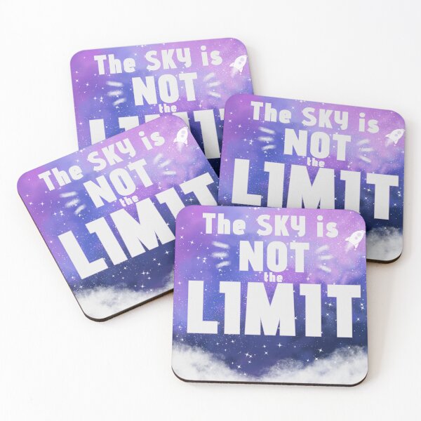 Item preview, Galaxy Motivational Poster: THE SKY IS NOT THE LIMIT ?  designed and sold by Asha-Art.
