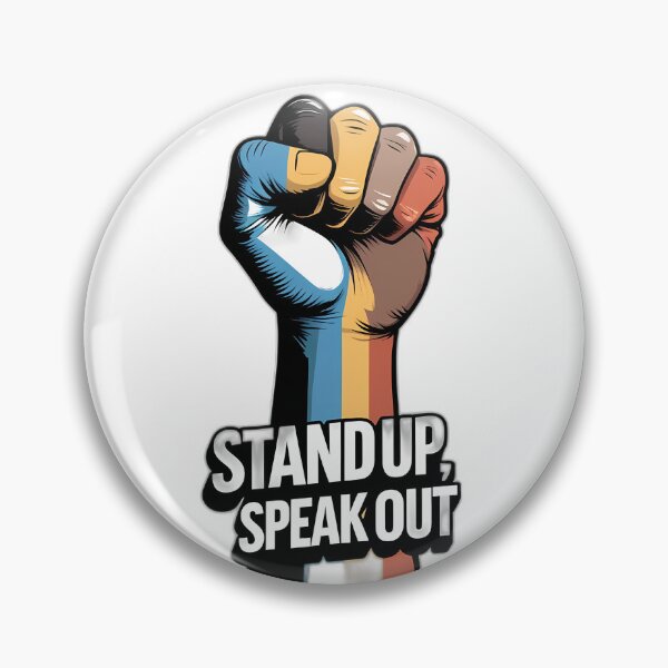 Item preview, Stand Up Speak Out Unity Fist designed and sold by Y-Muqsit.