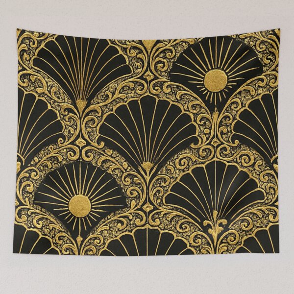 Item preview, gold and black lace pattern  designed and sold by Kristylynn757.