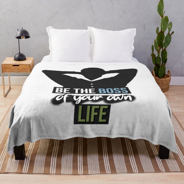 Item preview, Be the Boss of Your Own Life Quote – Empowerment and Confidence Design designed and sold by ArtsyExplorer.