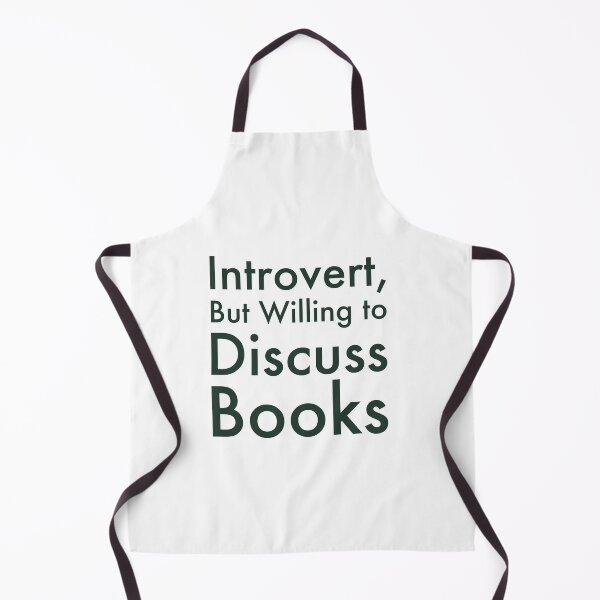 Item preview, Introvert But Willing to Discuss Books Bold Typography Design designed and sold by chi3-jp.