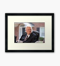 Lámina enmarcada Reverend Billy Graham