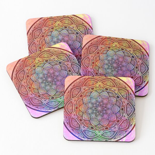 Item preview, Tie Dyed Watercolor Mandala designed and sold by Dawn Anthes.