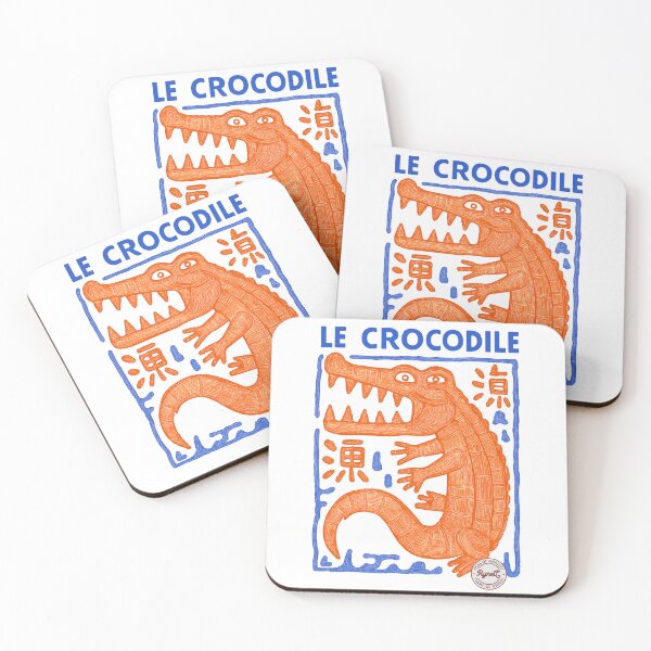 Item preview, Retro Crocodile Illustration designed and sold by averagejoekster.
