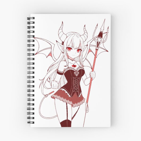 Item preview, Cute Devil Girl Aesthetic | Kawaii Demon Girl | Anime Fantasy Art designed and sold by NexaSpire.