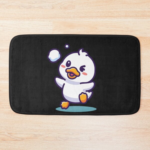 Item preview, Chibi Duck Snowball Fight | Cute Kawaii Christmas Duck Winter Design designed and sold by ColorSplash123.
