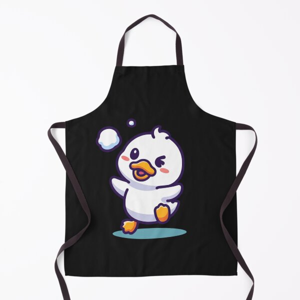 Item preview, Chibi Duck Snowball Fight | Cute Kawaii Christmas Duck Winter Design designed and sold by ColorSplash123.