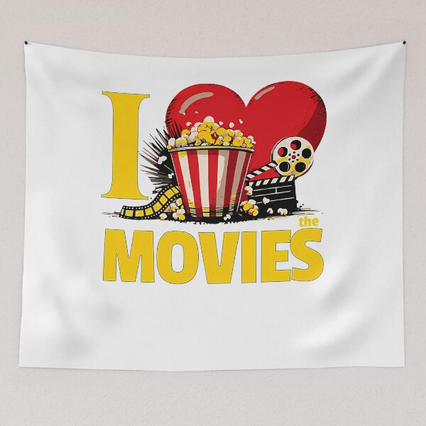 Item preview, I Love The Movies designed and sold by DANEVANSHOP.