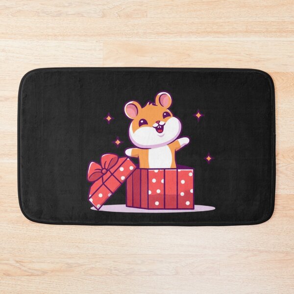 Item preview, Chibi Hamster Gift Box | Cute Kawaii Christmas Hamster in Present designed and sold by ColorSplash123.