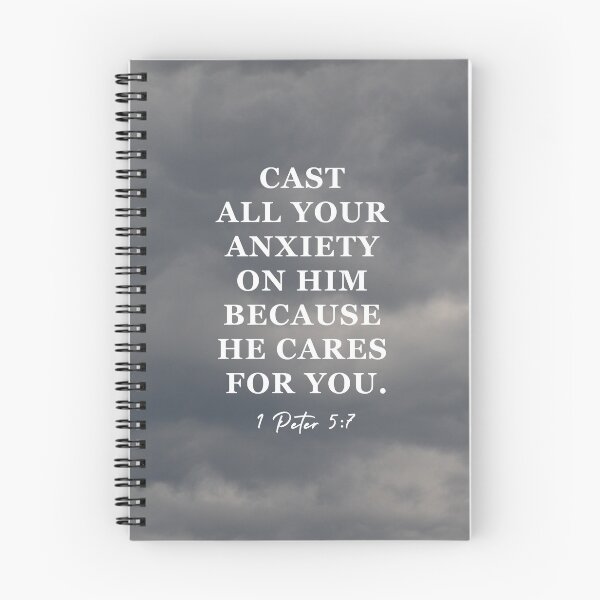 Item preview, 1 peter 5:7 Cast all your anxiety on him because he cares for you.  designed and sold by corbrand.