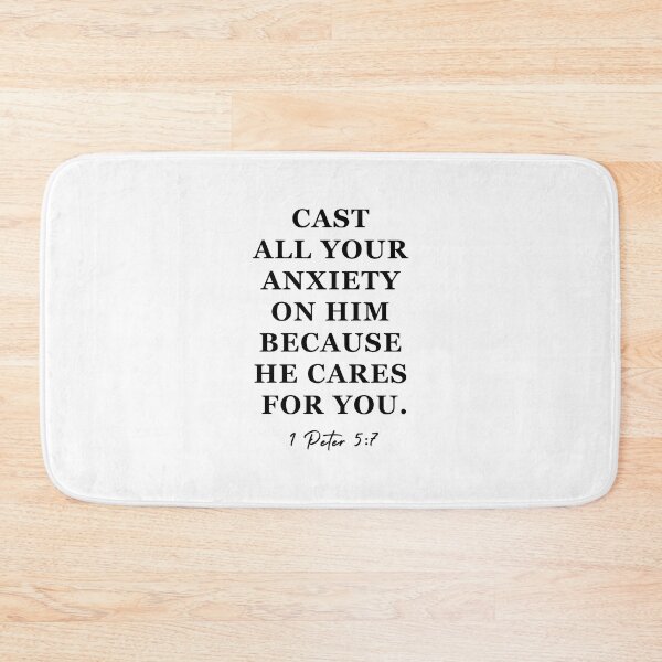 Item preview, 1 peter 5:7 Cast all your anxiety on him because he cares for you.  designed and sold by corbrand.