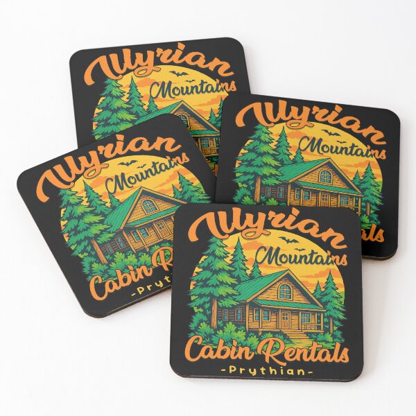 Item preview, Illyrian Mountains Cabin Acotar Velaris Night Court  designed and sold by RamblingsRose.